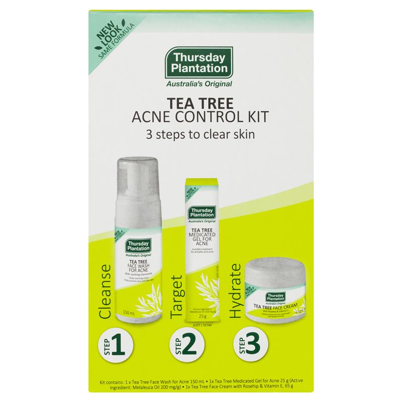 Load image into Gallery viewer, Thursday Plantation Tea Tree Clear Skin and Acne Control Pack
