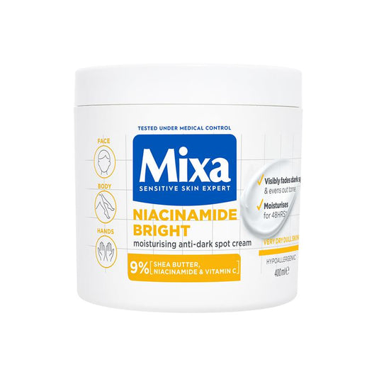 Mixa Niacinamide Bright Moisturising Anti-Dark Spot Cream 400ml