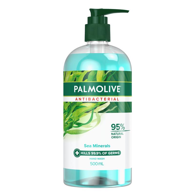 Load image into Gallery viewer, Palmolive Antibacterial Softwash Hand Wash Sea Minerals 500ml
