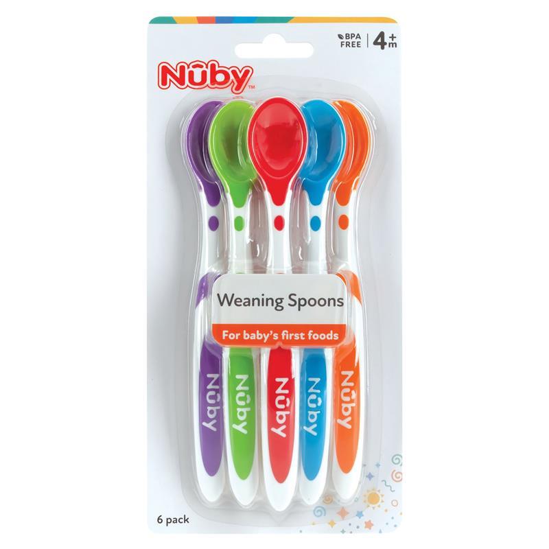 Load image into Gallery viewer, Nuby Weaning Spoons 6 Pack
