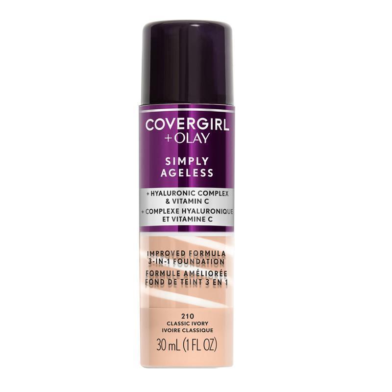 Load image into Gallery viewer, Covergirl Olay Simply Ageless 3in1 Liquid Foundation Classic Ivory
