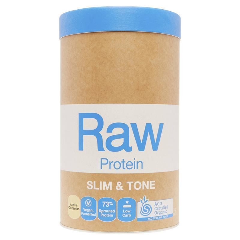 Load image into Gallery viewer, Amazonia RAW Slim &amp; Tone Protein Vanilla &amp; Cinnamon 1kg
