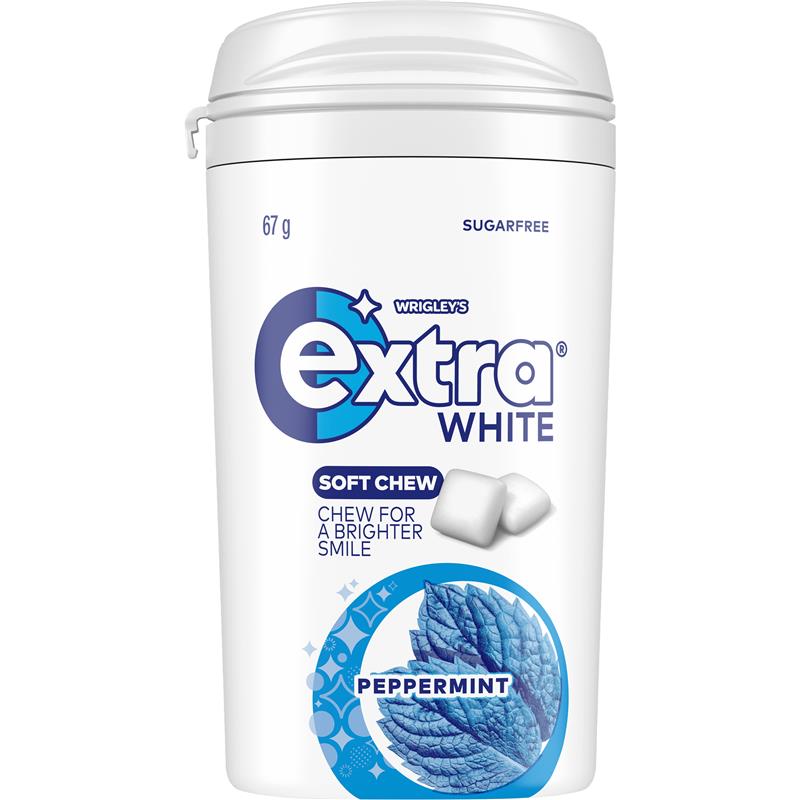Load image into Gallery viewer, Wrigleys Extra Soft Chew Peppermint Bottle 67g
