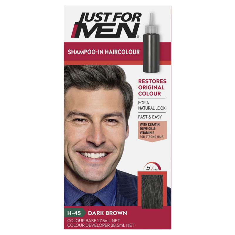 Load image into Gallery viewer, Just for Men Hair Colour H-45 Dark Brown
