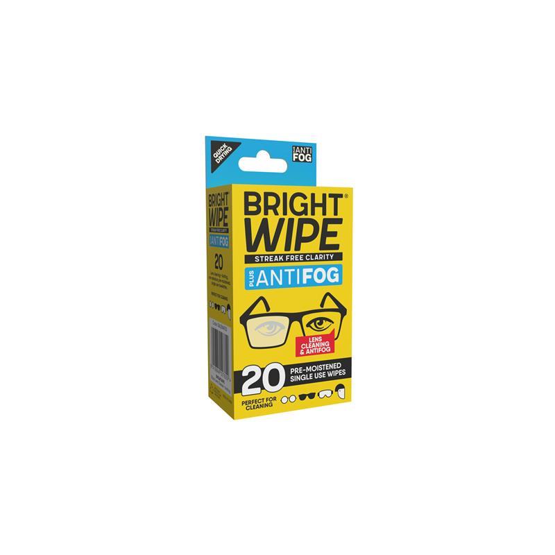 Load image into Gallery viewer, BrightWipe Lens Cleaning Antifog Wipes 20 Pack
