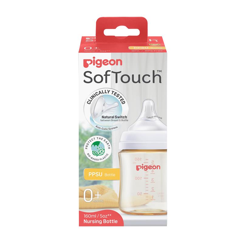 Load image into Gallery viewer, Pigeon SofTouch Bottle PPSU 160ml
