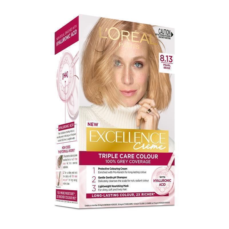 Load image into Gallery viewer, L'Oreal Excellence Creme 8.13 Pearl Beige
