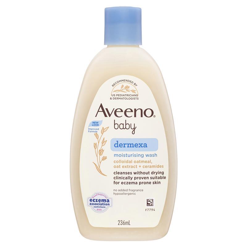 Load image into Gallery viewer, Aveeno Baby Dermexa Fragrance Free Moisturising Body Wash 236mL
