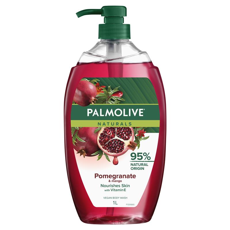 Load image into Gallery viewer, Palmolive Naturals Body Wash Pomegranate &amp; Mango 1L
