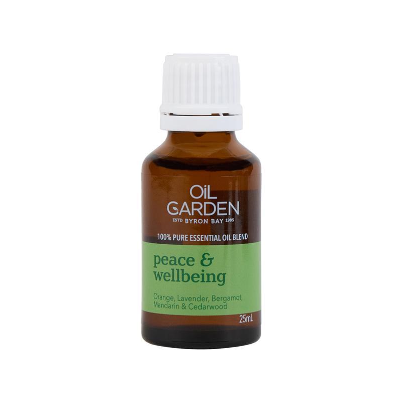 Load image into Gallery viewer, Oil Garden Peace &amp; Wellbeing Essential Oil Blend 25ml
