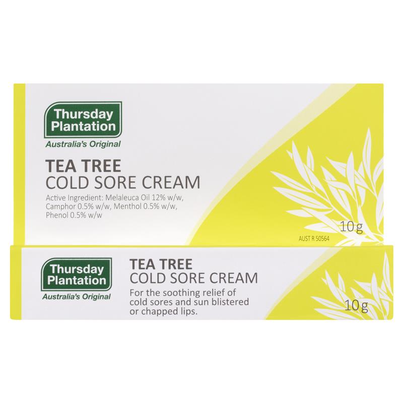 Load image into Gallery viewer, Thursday Plantation Tea Tree Cold Sore Cream 10g

