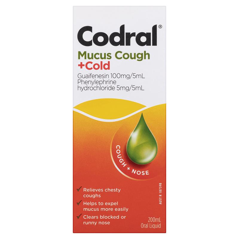 Load image into Gallery viewer, Codral Mucus Cough &amp; Cold 200ml
