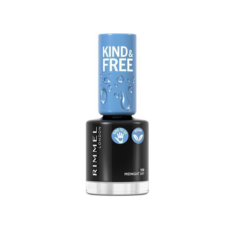 Load image into Gallery viewer, Rimmel Kind &amp; Free Nail Polish 159 Midnight Sky
