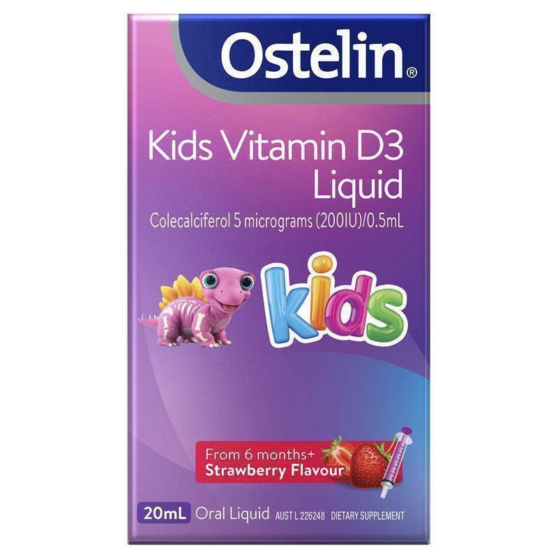 Load image into Gallery viewer, Ostelin Kids Vitamin D3 Liquid 20ml
