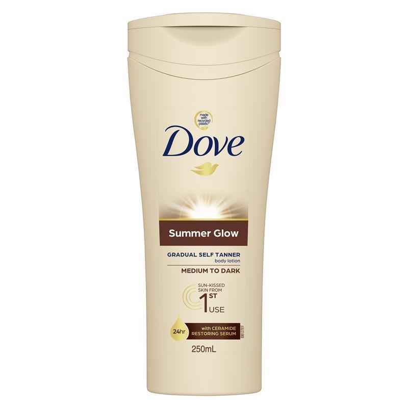 Load image into Gallery viewer, Dove Summerglow Body Lotion Medium To Dark Skin 250ml
