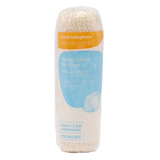 Primacrepe Elastic Crepe Bandage Medium 15cm x 1.6m