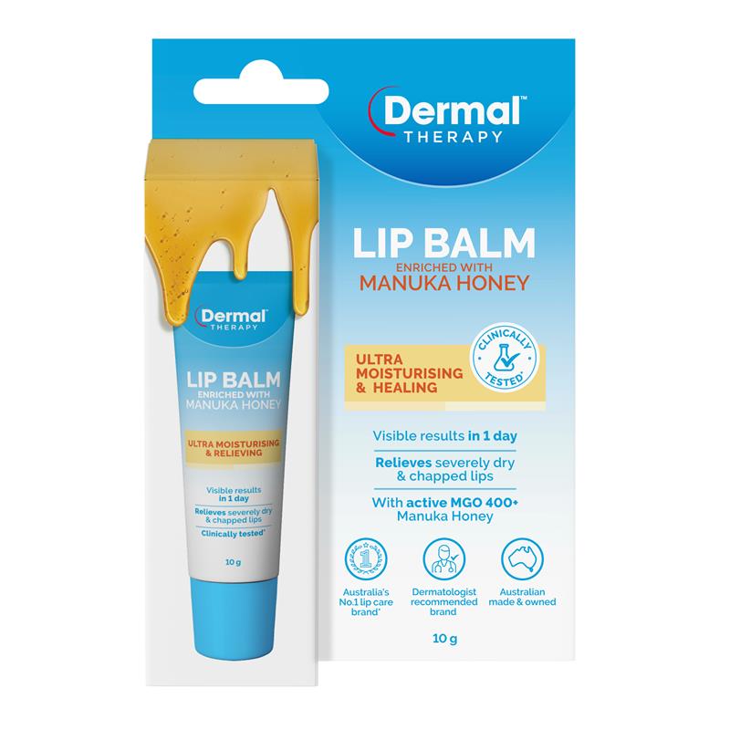 Load image into Gallery viewer, Dermal Therapy Lip Balm Manuka Honey 10g
