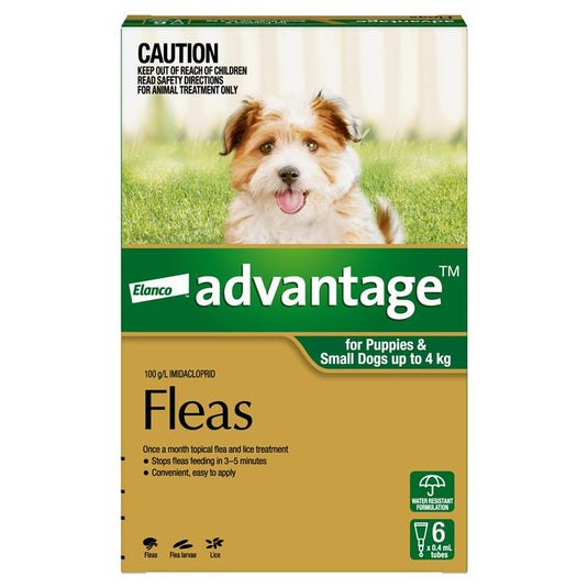 Advantage Dog 0-4Kg Small 6