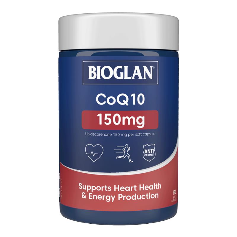Load image into Gallery viewer, Bioglan CoQ10 150mg 150 Capsules
