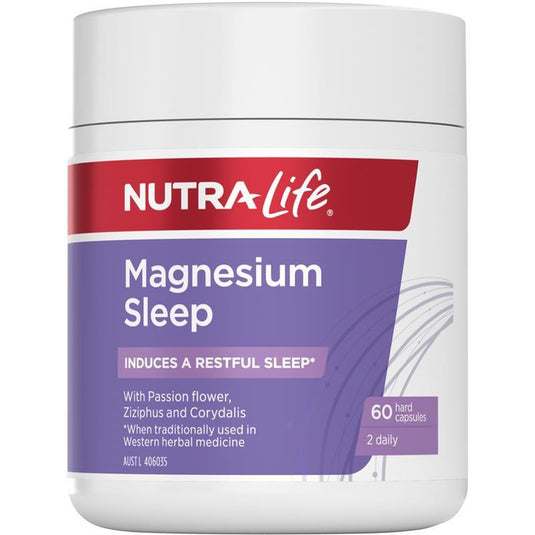 Nutra-Life Magnesium Sleep 60 Capsules NEW