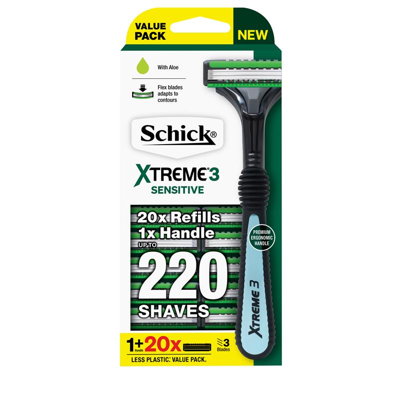 Load image into Gallery viewer, Schick Xtreme 3 Kit Hybrid 20 Pack
