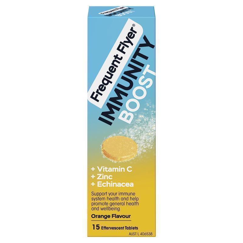 Load image into Gallery viewer, Frequent Flyer Immunity Boost Orange 15 Effervescent Tablets
