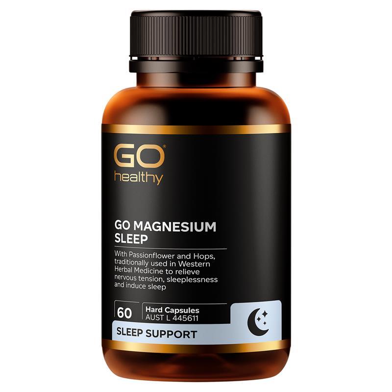Load image into Gallery viewer, GO Healthy Magnesium Sleep 60 Vege Capsules
