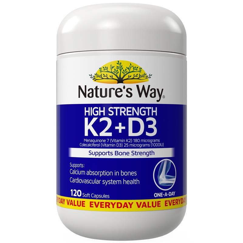Load image into Gallery viewer, Nature's Way K2+D3 120 Capsules
