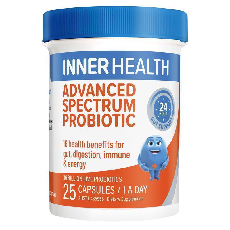 Load image into Gallery viewer, Inner Health Advanced Spectrum Probiotic 25 Capsules
