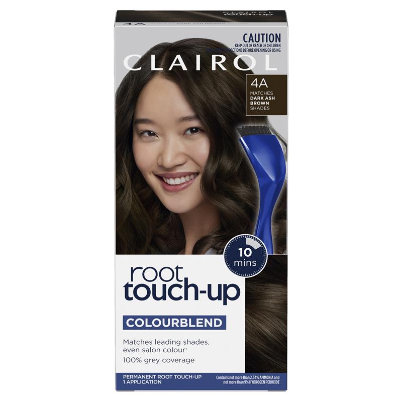 Load image into Gallery viewer, Clairol Root Touch Up Permanent Hair Colour 4A Dark Ash Brown
