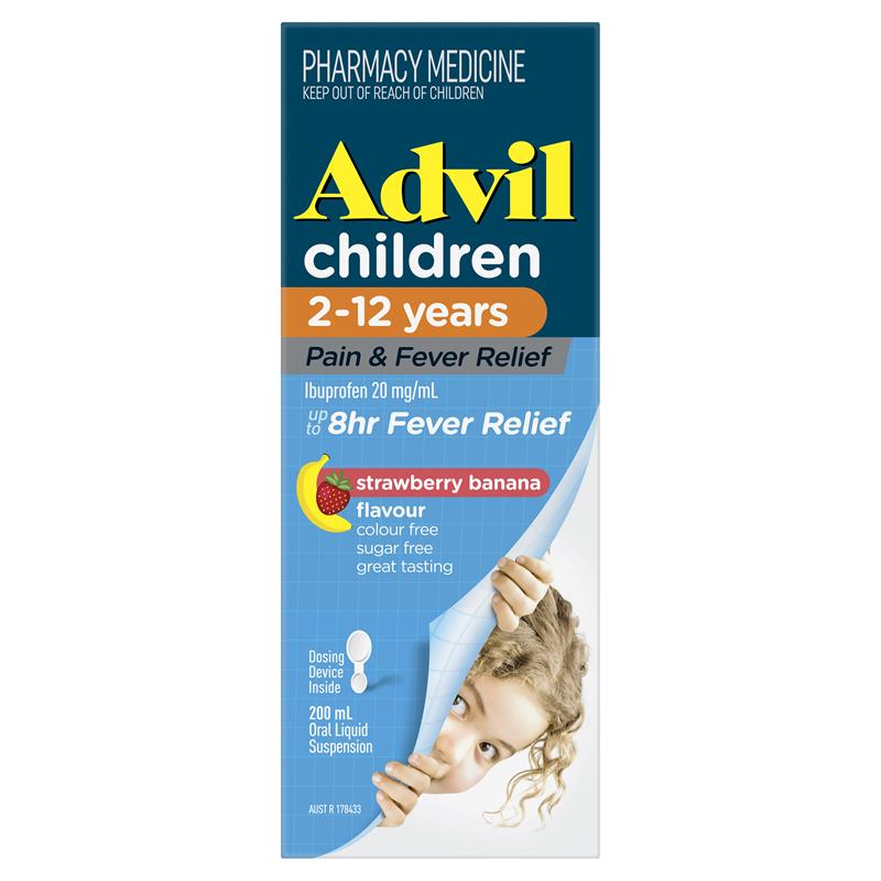 Load image into Gallery viewer, Advil Pain &amp; Fever Suspension 200mL
