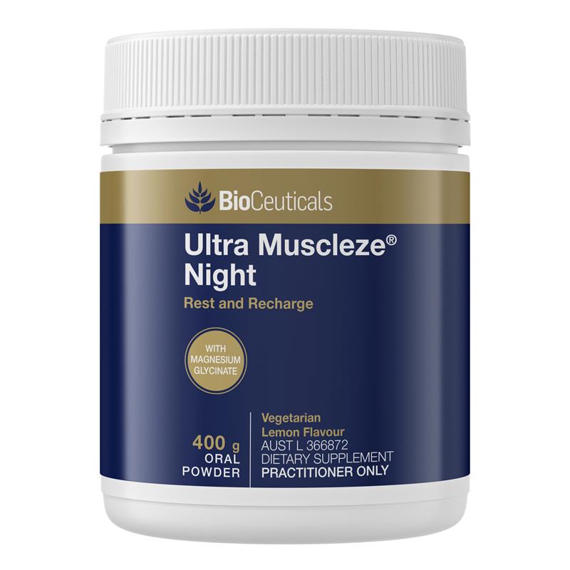 Load image into Gallery viewer, Bioceuticals Ultra Muscleze Night 400g
