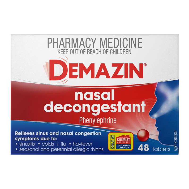 Load image into Gallery viewer, Demazin Nasal Decongestant 48 Tablets
