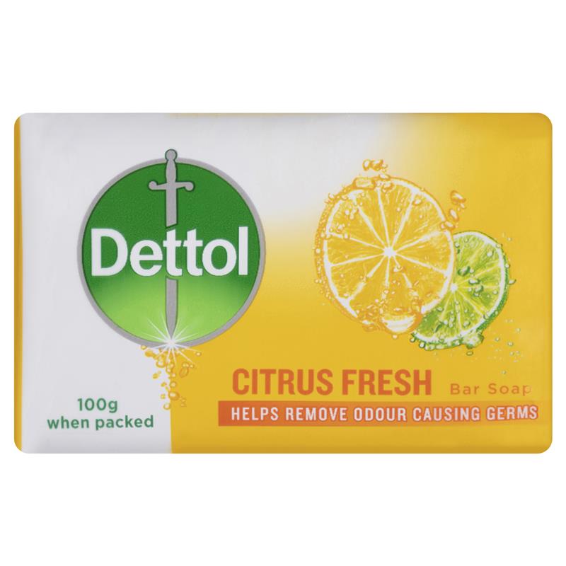 Load image into Gallery viewer, Dettol Citrus Fresh Bar Soap 3x100g
