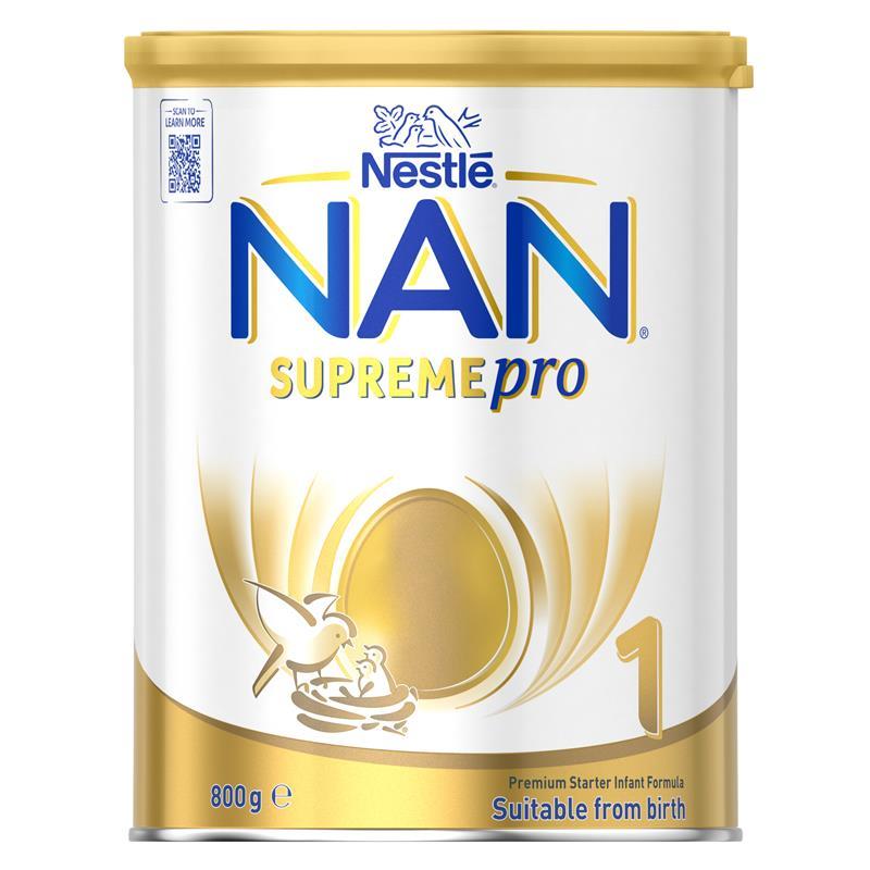 Load image into Gallery viewer, Nestle NAN SUPREMEpro 1 Premium Starter Baby Infant Formula Powder, From Birth – 800g
