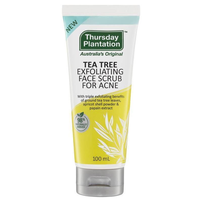 Load image into Gallery viewer, Thursday Plantation Tea Tree Exfoliating Acne Face Scrub 100ml
