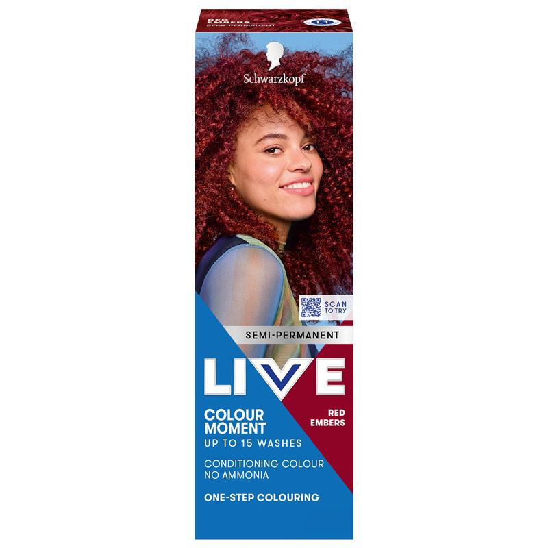 Load image into Gallery viewer, Schwarzkopf LIVE Colour Red Embers Semi Permanent 75ml
