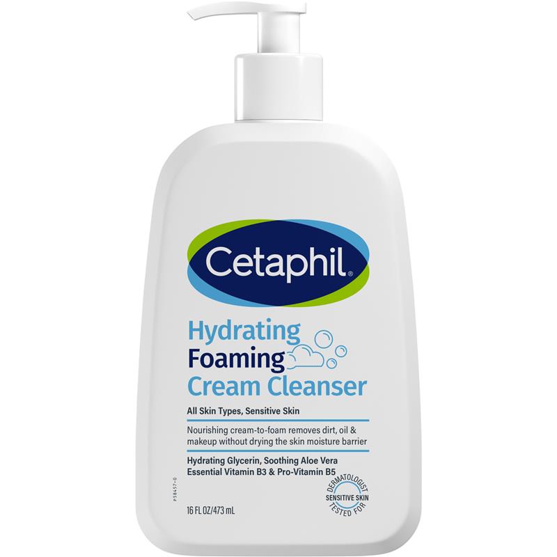 Load image into Gallery viewer, Cetaphil Hydrating Foaming Cream Cleanser 473ml Exclusive Size
