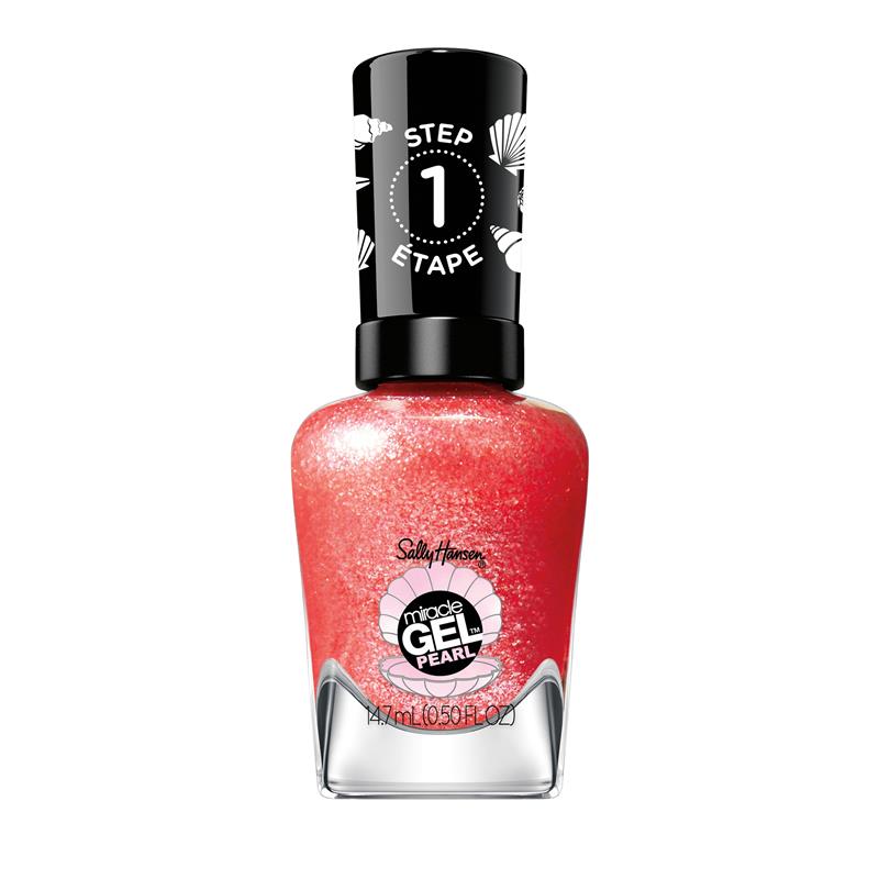 Load image into Gallery viewer, Sally Hansen Miracle Gel Nail Polish Modern Pearl Collection Rare Red Pearl Limited Edition
