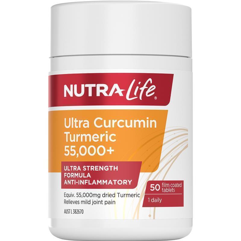 Load image into Gallery viewer, Nutra-Life Ultra Curcumin Turmeric 55000+ 50 Tablets

