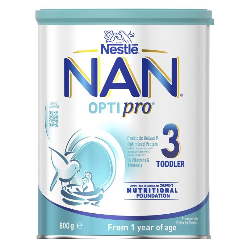 Load image into Gallery viewer, Nestle NAN OPTIPRO 3 Premium Toddler Milk Drink Powder, From 1 year – 800g
