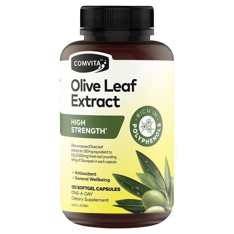 Load image into Gallery viewer, Comvita Olive Leaf High Strength Capsules 120 Capsules
