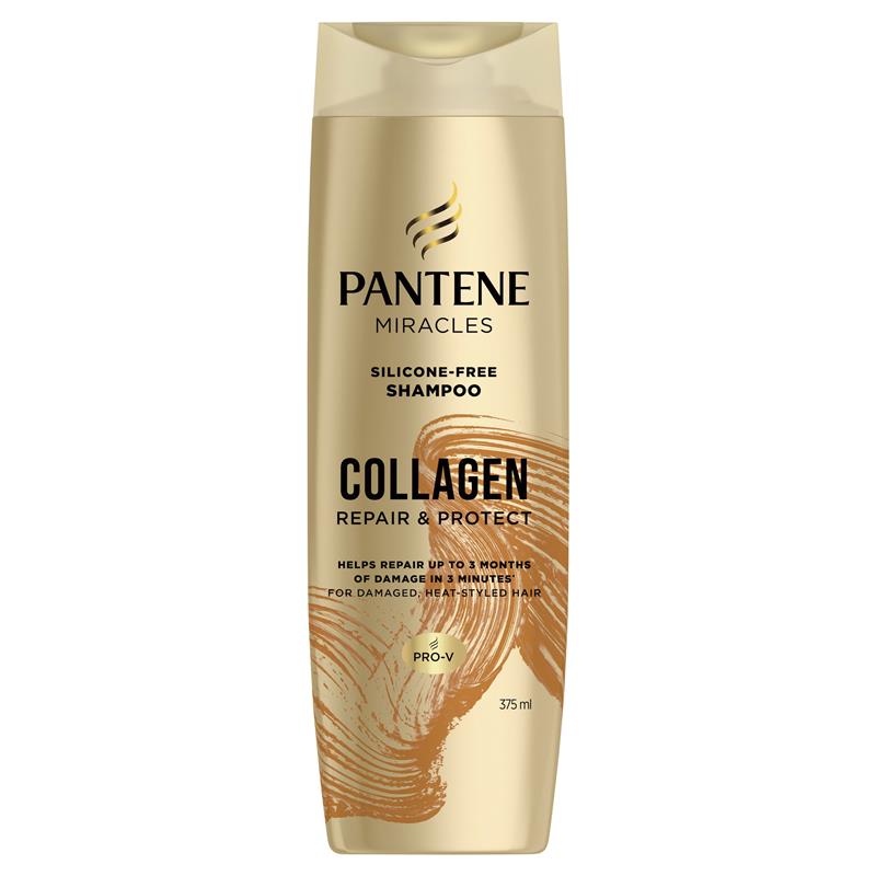 Load image into Gallery viewer, Pantene Miracles Collagen Repair &amp; Protect Shampoo 375ml
