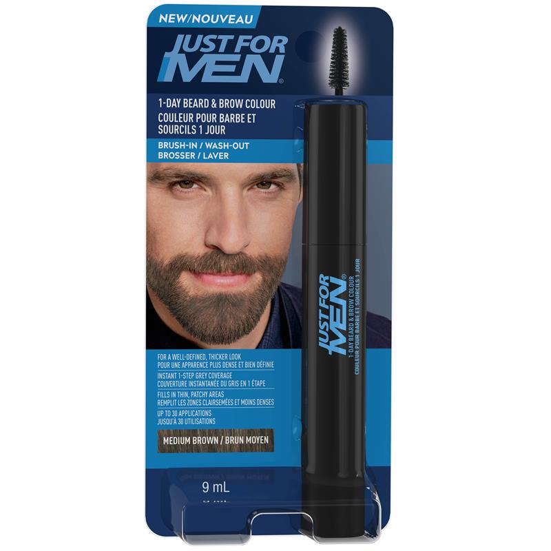 Load image into Gallery viewer, Just For Men Beard &amp; Brow Gel Medium Brown
