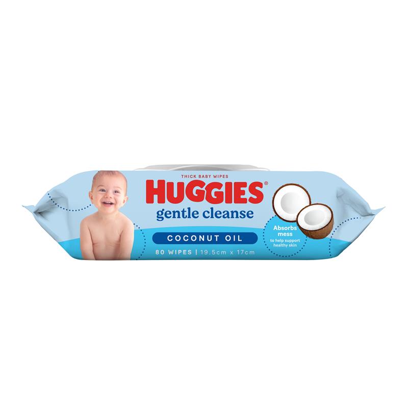 Load image into Gallery viewer, Huggies Coconut Scented 80 Wipes
