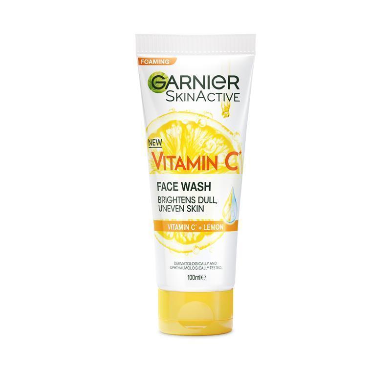 Load image into Gallery viewer, Garnier Skin Active Foaming Vitamin C Face Wash 100ml
