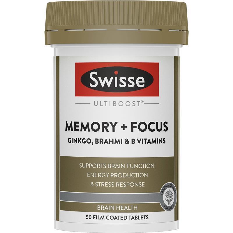 Load image into Gallery viewer, Swisse Ultiboost Memory + Focus 50 Tablets

