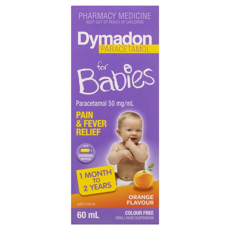 Load image into Gallery viewer, Dymadon for Babies Orange 1 month - 2 years 60mL
