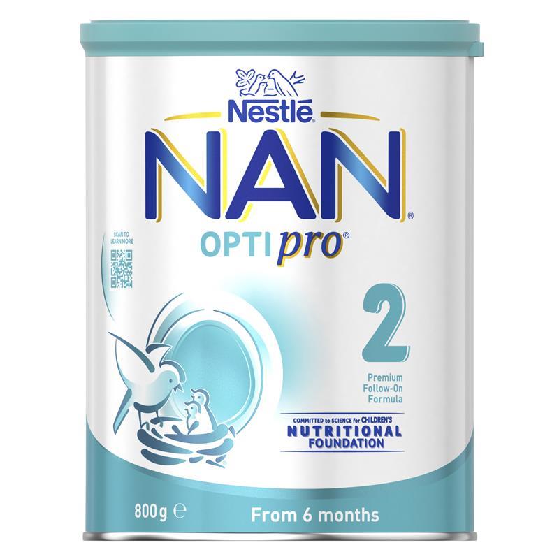 Load image into Gallery viewer, Nestle NAN OPTIPRO 2 Premium Baby Follow-on Formula Powder, From 6 to 12 Months – 800g
