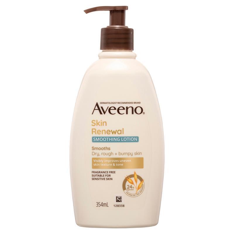Load image into Gallery viewer, Aveeno Skin Renewal Smoothing Fragrance Free Body Lotion 354ml
